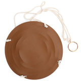 PU Leather Flower Pot Display Holder Succulent Hanging Basket Planter DecorationL Brown In Australia - Darrahopens