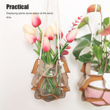 PU Leather Flower Pot Display Holder Succulent Hanging Basket Planter DecorationL Brown