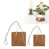 2Pcs Plant Hanger Decorative Flower Pot Holder Hanging Planter Basket with Cotton Rope