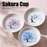 Temperature Color Changing Cup Flower Display Tea Bowl Ceramic Household SuppliesSakura B