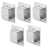 5Pcs Shelf Mount Bracket Hanger Stainless Steel Tube Support Holder Buckle Hardware SilverSealing Type In Australia - Darrahopens