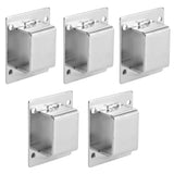 5Pcs Shelf Mount Bracket Hanger Stainless Steel Tube Support Holder Buckle Hardware SilverSealing Type In Australia - Darrahopens