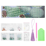 DIY Diamonds Painting Bookmarks Tassel Bookmark for Home Office School DIY MakingSucculent Pattern In Australia - Darrahopens