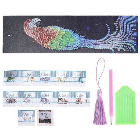 DIY Diamonds Painting Bookmarks Tassel Bookmark for Home Office School DIY MakingBird Pattern In Australia - Darrahopens