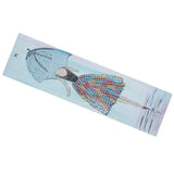 DIY Diamond Painting Bookmarks with Tassel Crafts Gift for Home Office School UseAA389‑Girl