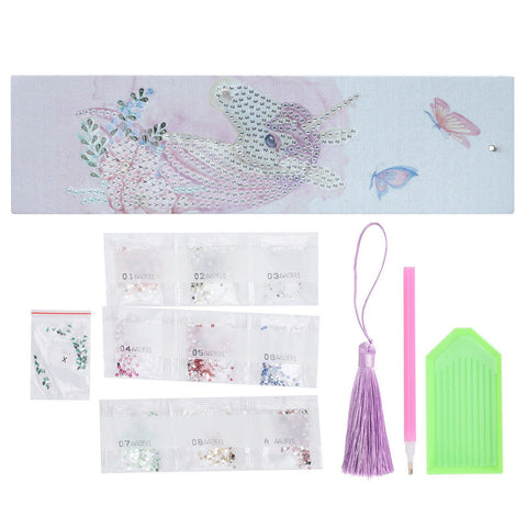 Diamond Painting Bookmarks with Tassel DIY Artware gift for Home Office School StudentsAA391‑Color Horse In Australia - Darrahopens
