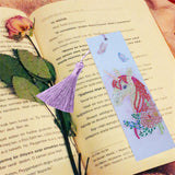 Diamond Painting Bookmarks with Tassel DIY Artware gift for Home Office School StudentsAA391‑Color Horse
