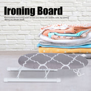 Mini Ironing Board Foldable Sleeve Cuffs Collars Ironing Table for Home Travel UseClassic Grid
