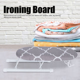 Mini Ironing Board Foldable Sleeve Cuffs Collars Ironing Table for Home Travel UseClassic Grid