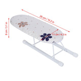 Mini Ironing Board Foldable Sleeve Cuffs Collars Ironing Table for Home Travel UseFlower Cluster