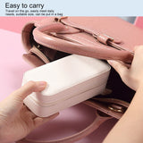 Portable Jewelry Organizer PU Fashion Earrings Necklace Rings Packaging Display Collection Case