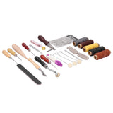 31PCS Leather Sewing Tools DIY Leather Craft Tools Hand Stitching Tool Set Sewing Accessories