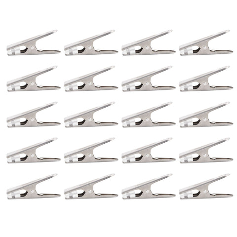 20Pcs Clothes Clips Stainless Steel Clothes Hanging Pins Clamps Home Laundry Underwear Pegs In Australia - Darrahopens