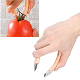 Kitchen Fruit Corer Huller MultiPurpose Portable Stainless Steel Core Seed Stem Remover Tool Pink