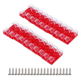 20Pcs Wire Clamp Self adhesive Line Cable Clip Buckle Fastener Desktop Organizer(Transparent ) In Australia - Darrahopens