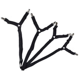 Bed Sheet Clip Lengthened Non Slip Multifunctional Adjustable Bed Sheet Holder for Home HouseholdBlack