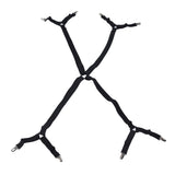 Bed Sheet Clip Lengthened Non Slip Multifunctional Adjustable Bed Sheet Holder for Home HouseholdBlack
