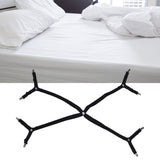 Bed Sheet Clip Lengthened Non Slip Multifunctional Adjustable Bed Sheet Holder for Home HouseholdBlack