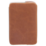 Cigarette Case Magnet Cigarette Box 20 Capacity Pressure Resistant PU Cigarette Case for MenApricot