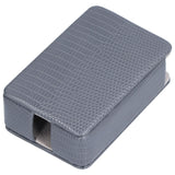 Cigarette Case Magnet Cigarette Box 20 Capacity Pressure Resistant PU Cigarette Case for MenGray