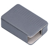 Cigarette Case Magnet Cigarette Box 20 Capacity Pressure Resistant PU Cigarette Case for MenGray