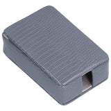 Cigarette Case Magnet Cigarette Box 20 Capacity Pressure Resistant PU Cigarette Case for MenGray