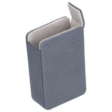 Cigarette Case Magnet Cigarette Box 20 Capacity Pressure Resistant PU Cigarette Case for MenGray