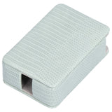 Cigarette Case Magnet Cigarette Box 20 Capacity Pressure Resistant PU Cigarette Case for MenGreen