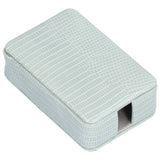 Cigarette Case Magnet Cigarette Box 20 Capacity Pressure Resistant PU Cigarette Case for MenGreen