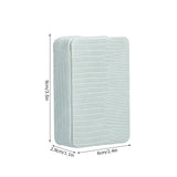 Cigarette Case Magnet Cigarette Box 20 Capacity Pressure Resistant PU Cigarette Case for MenGreen