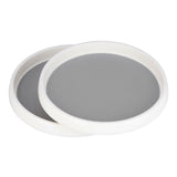 Cabinet Turntable Organizer Antislip Rotatable Storage Tray Multifunctional Rotating Spice Rack for Kitchen 2PCS Small Size In Australia - Darrahopens