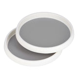 Cabinet Turntable Organizer Antislip Rotatable Storage Tray Multifunctional Rotating Spice Rack for Kitchen 2PCS Small Size