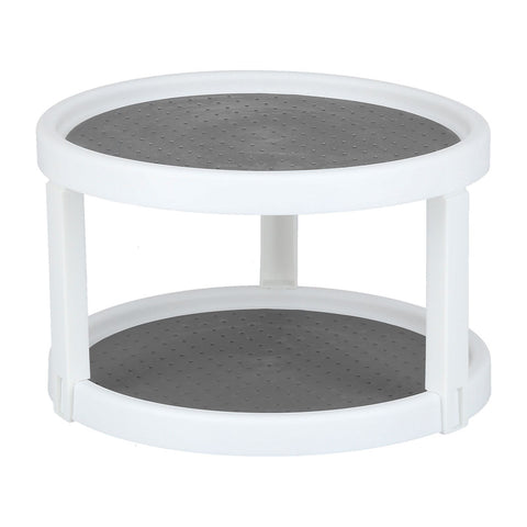 Cabinet Turntable Organizer Antislip Rotatable Storage Tray Multifunctional Rotating Spice Rack for Kitchen Single Double Layer Small Size In Australia - Darrahopens