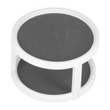 Cabinet Turntable Organizer Antislip Rotatable Storage Tray Multifunctional Rotating Spice Rack for Kitchen Single Double Layer Small Size