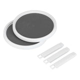 Cabinet Turntable Organizer Antislip Rotatable Storage Tray Multifunctional Rotating Spice Rack for Kitchen Single Double Layer Small Size