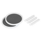 Cabinet Turntable Organizer Antislip Rotatable Storage Tray Multifunctional Rotating Spice Rack for Kitchen Single Double Layer Small Size