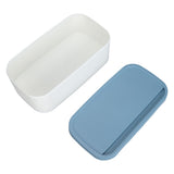 Portable Storage Box Reusable Dustproof Mouth Muffle Face Cover Organizer High Capacity for Home SchoolBlue