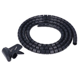 Spiral Cable Wrap Organizer Dia 20mm/0.79in Wire Winding Tube Cord Management System for Home Office TV DVD PC Cable1.5m/4.9ft In Australia - Darrahopens