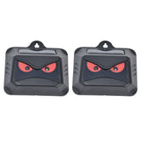 2pcs Animal Repeller Red LED Strobe Lights Waterproof Design Solar Automatic Charging ABS Housing Black Deterrent Tool In Australia - Darrahopens
