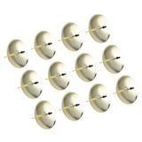 12pcs Candle Plate Iron Material 7x6.5cm/2.8x2.6in Gold Stable Reliable Decorative Wearable Fixing Holder for Party In Australia - Darrahopens