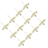 12pcs Candle Plate Iron Material 7x6.5cm/2.8x2.6in Gold Stable Reliable Decorative Wearable Fixing Holder for Party