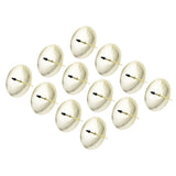 12pcs Candle Plate Iron Material 7x6.5cm/2.8x2.6in Gold Stable Reliable Decorative Wearable Fixing Holder for Party