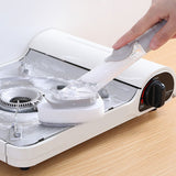 Hydraulic Brush Automatic Adding Liquid Pot Soft Kitchen Brush Kitchen Utensils for Pot Bowl1Pc Handle 1Pc Brush