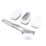 Hydraulic Brush Automatic Adding Liquid Pot Soft Kitchen Brush Kitchen Utensils for Pot Bowl1Pc Handle 1Pc Brush 3Pcs Sponges In Australia - Darrahopens