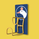 Cute Hooks Wall Mounted 360° Rotating Hook Orderly Storage Strong Stickiness Towel Rack for Bathroom KitchenDuck
