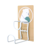 Cute Hooks Wall Mounted 360° Rotating Hook Orderly Storage Strong Stickiness Towel Rack for Bathroom KitchenBear In Australia - Darrahopens