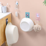 Cute Hooks Wall Mounted 360° Rotating Hook Orderly Storage Strong Stickiness Towel Rack for Bathroom KitchenBear In Australia - Darrahopens