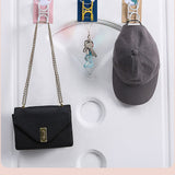 Cute Hooks Wall Mounted 360° Rotating Hook Orderly Storage Strong Stickiness Towel Rack for Bathroom KitchenAlpaca