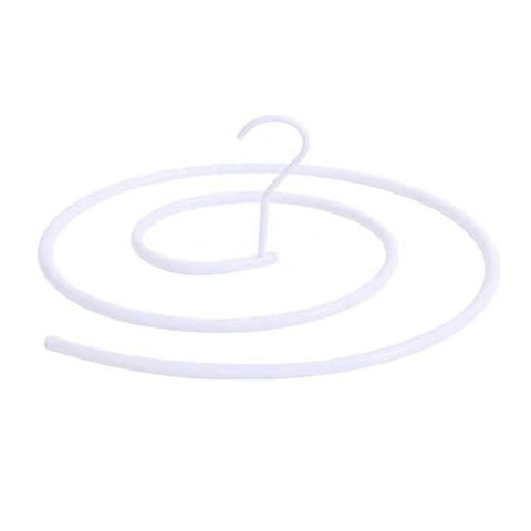Spiral Hanger Dedicated Space Saving Stainless Steel Rustproof Quilt Bed Linen Hanger for large Sheets Quilts CurtainsWhite In Australia - Darrahopens