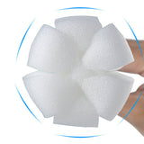 Long Handle Sponge Bottle Brush 360° Cleaning Elastic Flexible Hanging Hole Design Soft Sponge Bottle Cleaning BrushBlue
